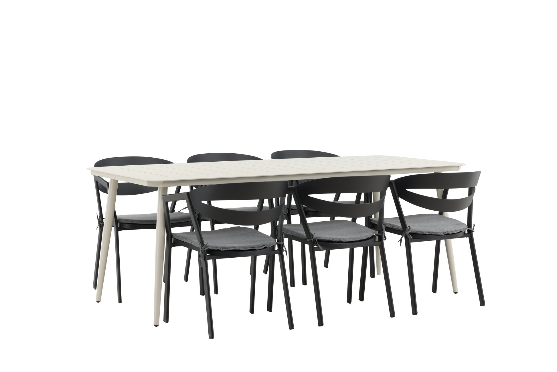 Lina Matbord med Slit Stolarna Matgrupp