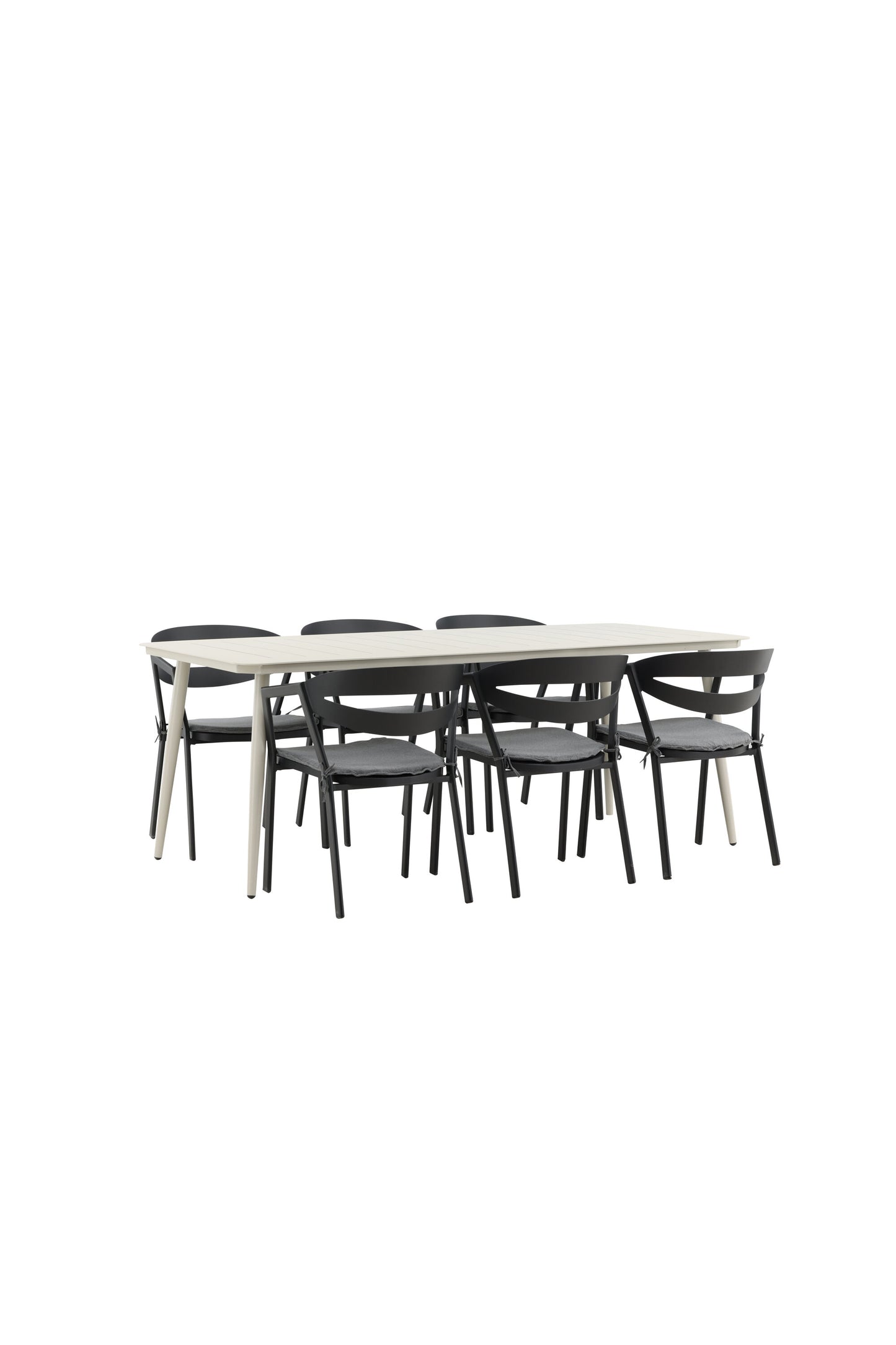 Lina Matbord med Slit Stolarna Matgrupp