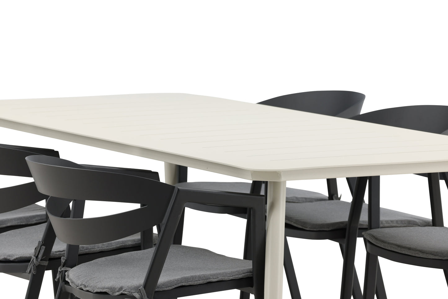 Lina Matbord med Slit Stolarna Matgrupp