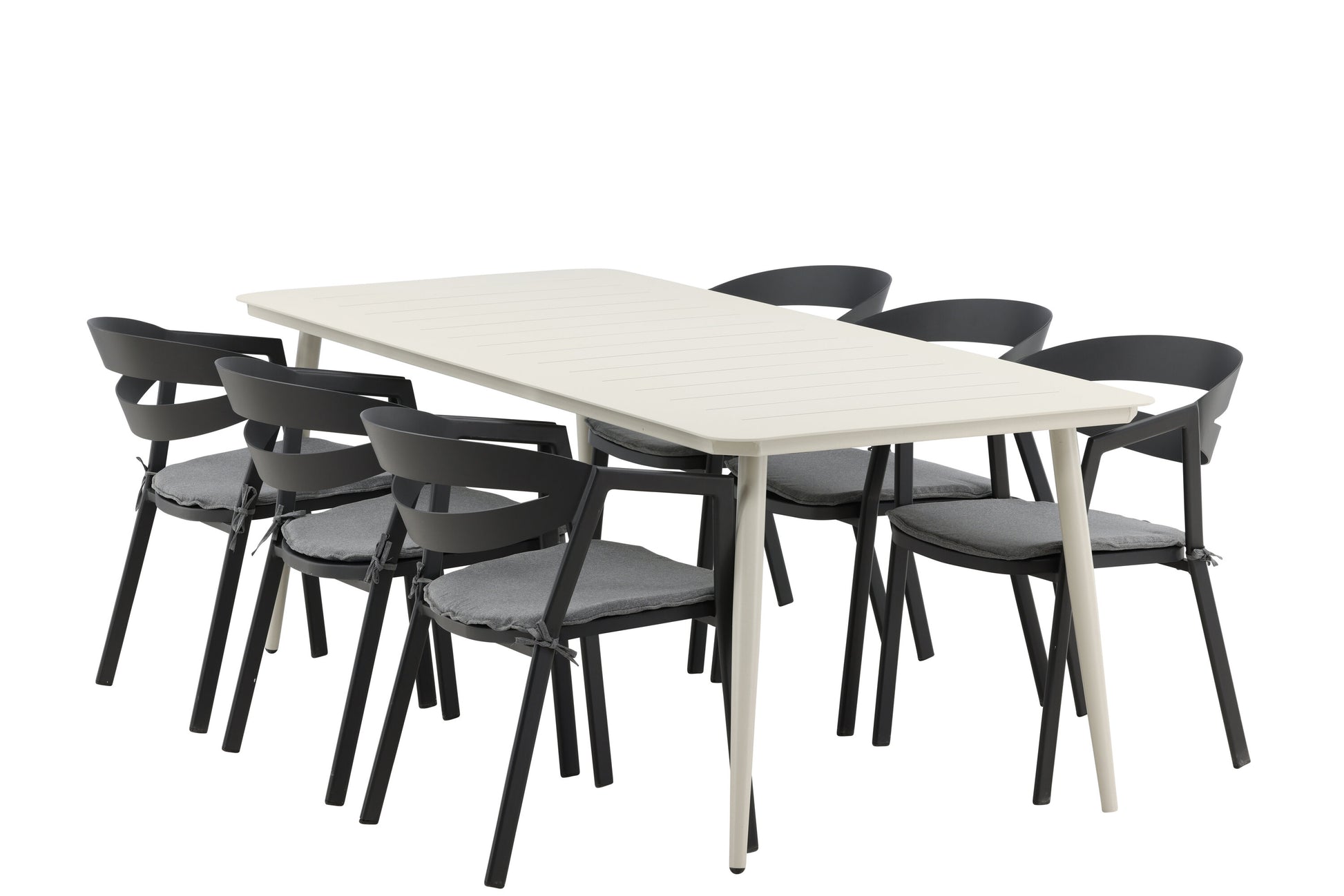 Lina Matbord med Slit Stolarna Matgrupp