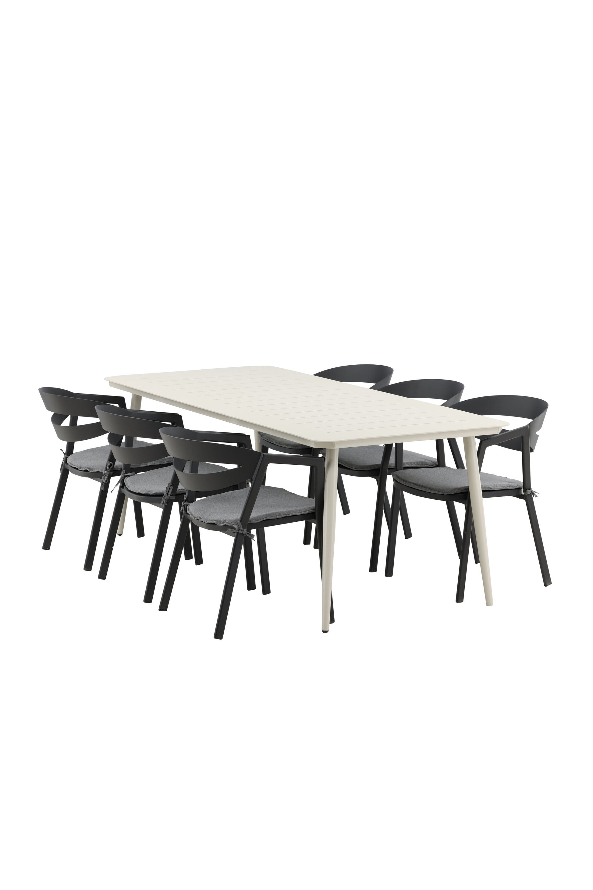 Lina Matbord med Slit Stolarna Matgrupp