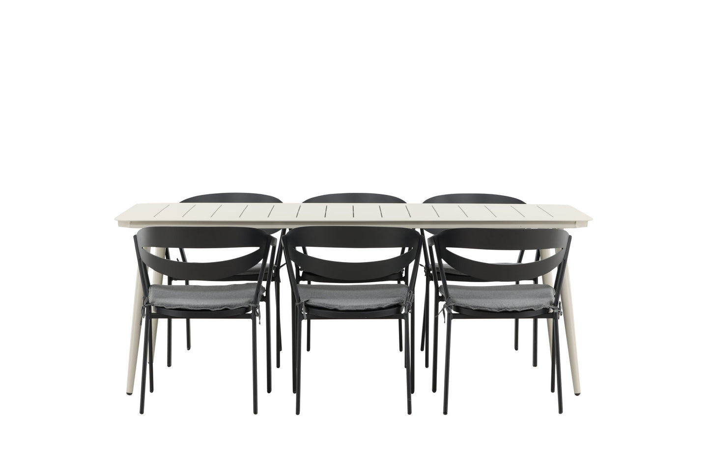Lina Matbord med Slit Stolarna Matgrupp