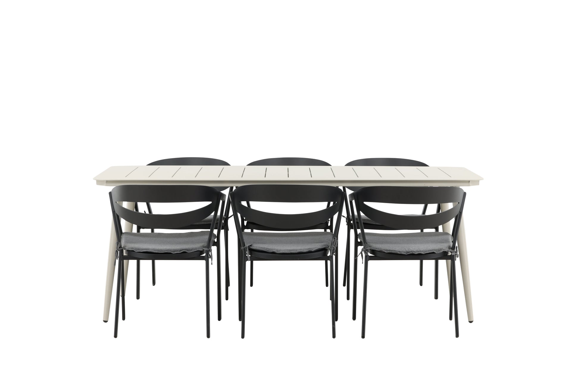 Lina Matbord med Slit Stolarna Matgrupp
