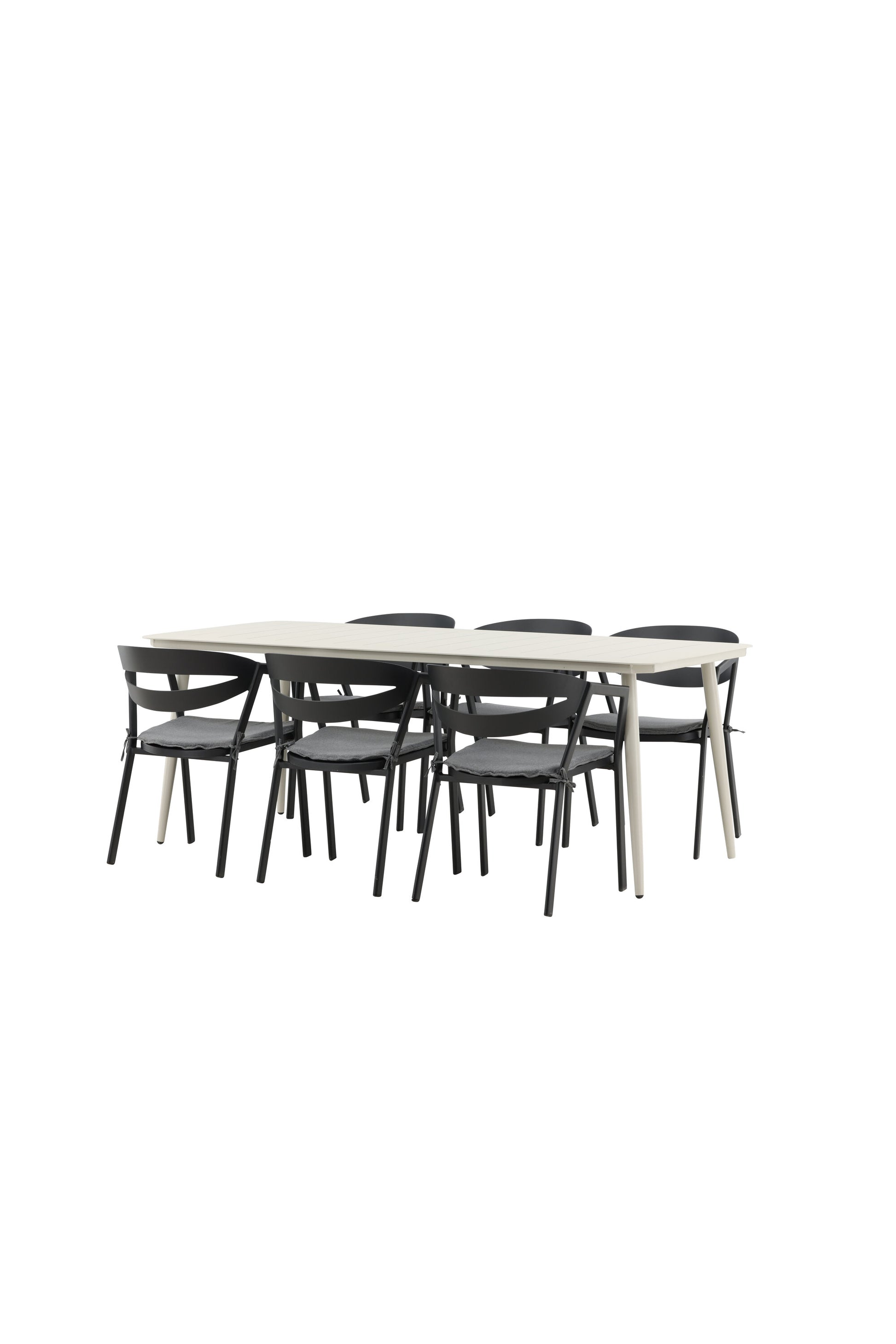 Lina Matbord med Slit Stolarna Matgrupp