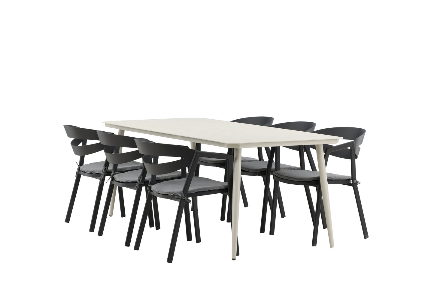 Lina Matbord med Slit Stolarna Matgrupp