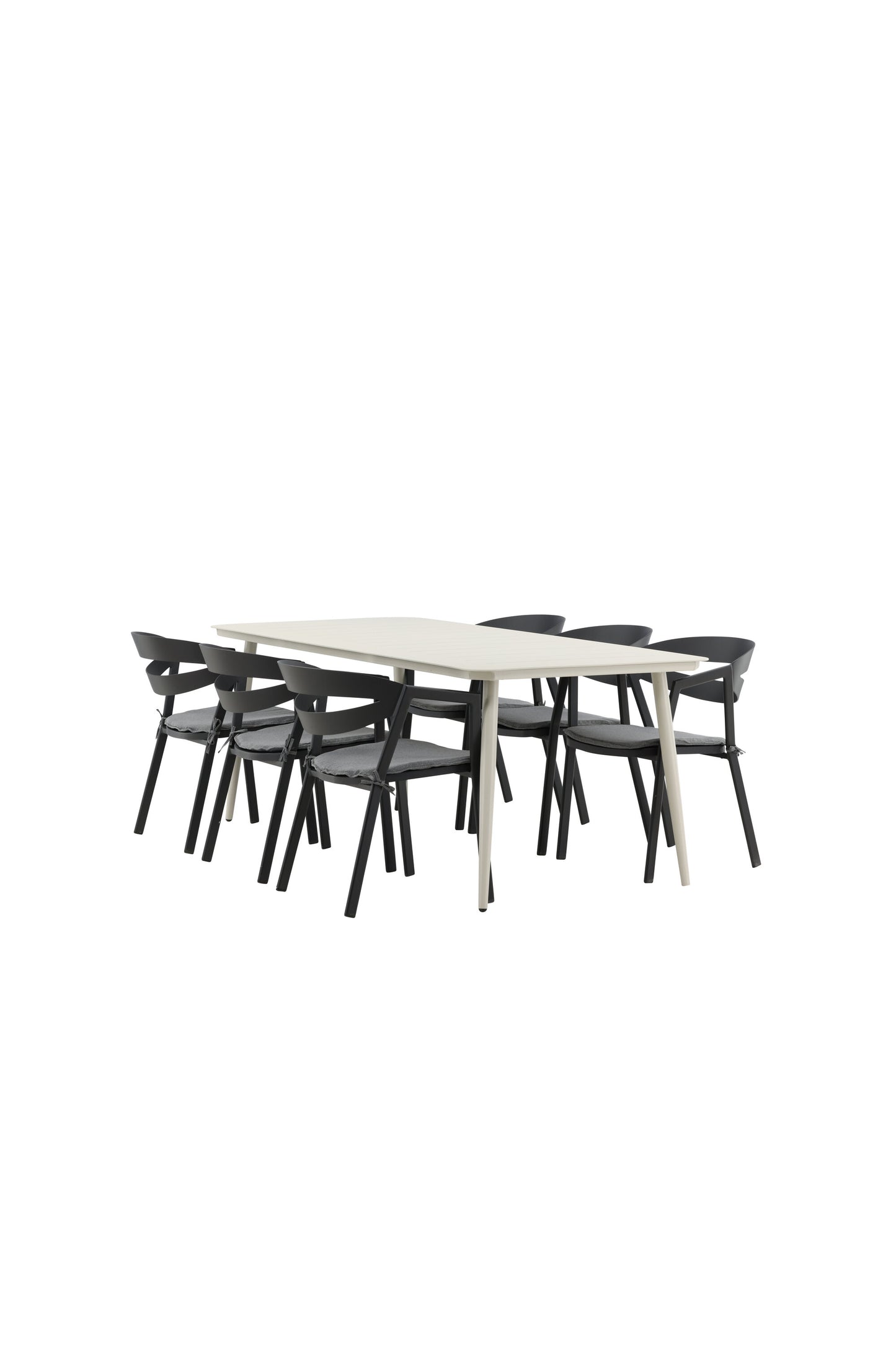 Lina Matbord med Slit Stolarna Matgrupp