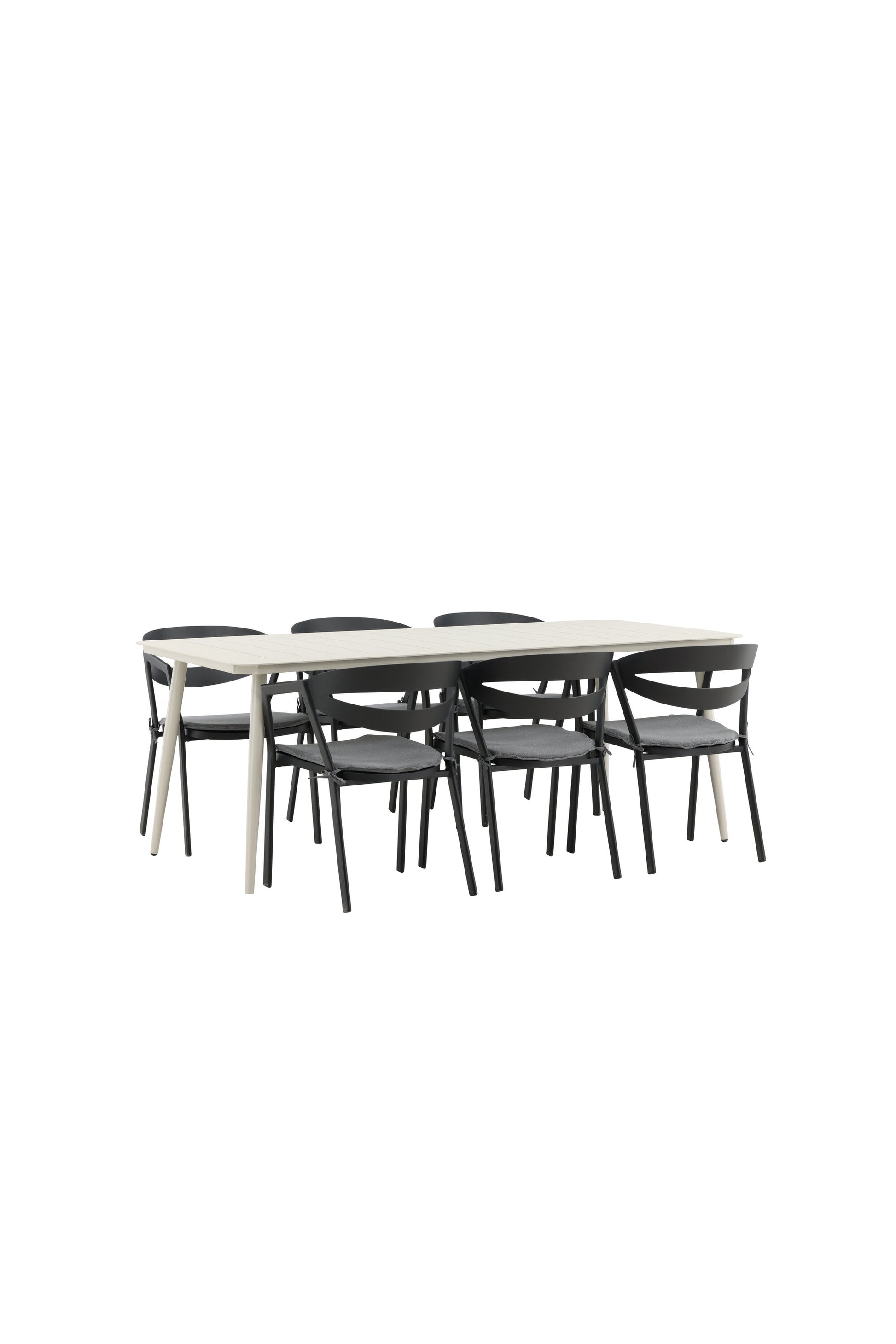 Lina Matbord med Slit Stolarna Matgrupp