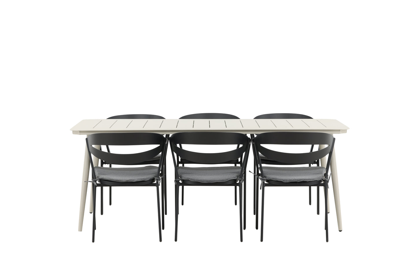 Lina Matbord med Slit Stolarna Matgrupp