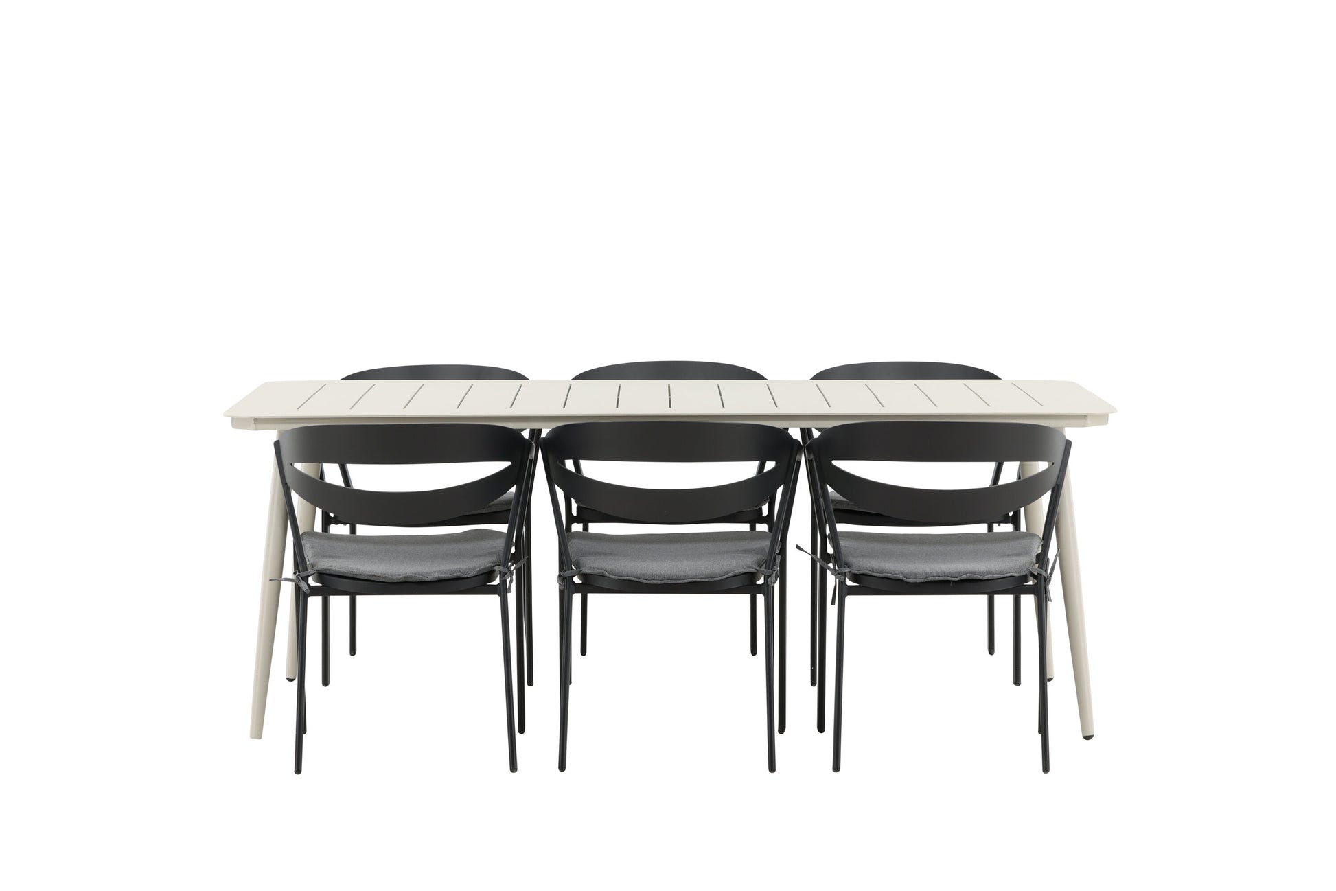 Lina Matbord med Slit Stolarna Matgrupp