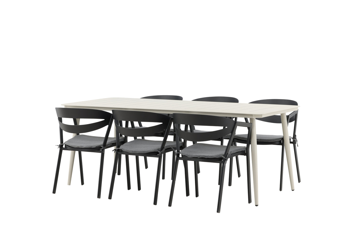 Lina Matbord med Slit Stolarna Matgrupp