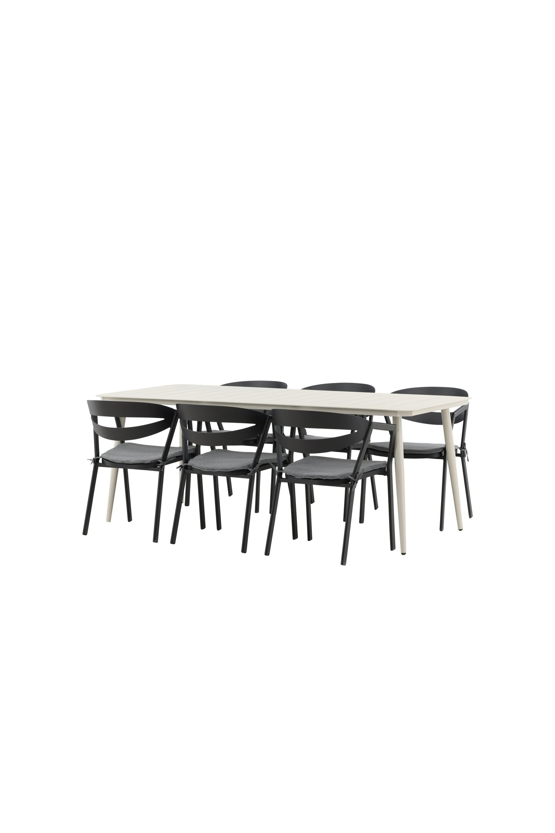 Lina Matbord med Slit Stolarna Matgrupp