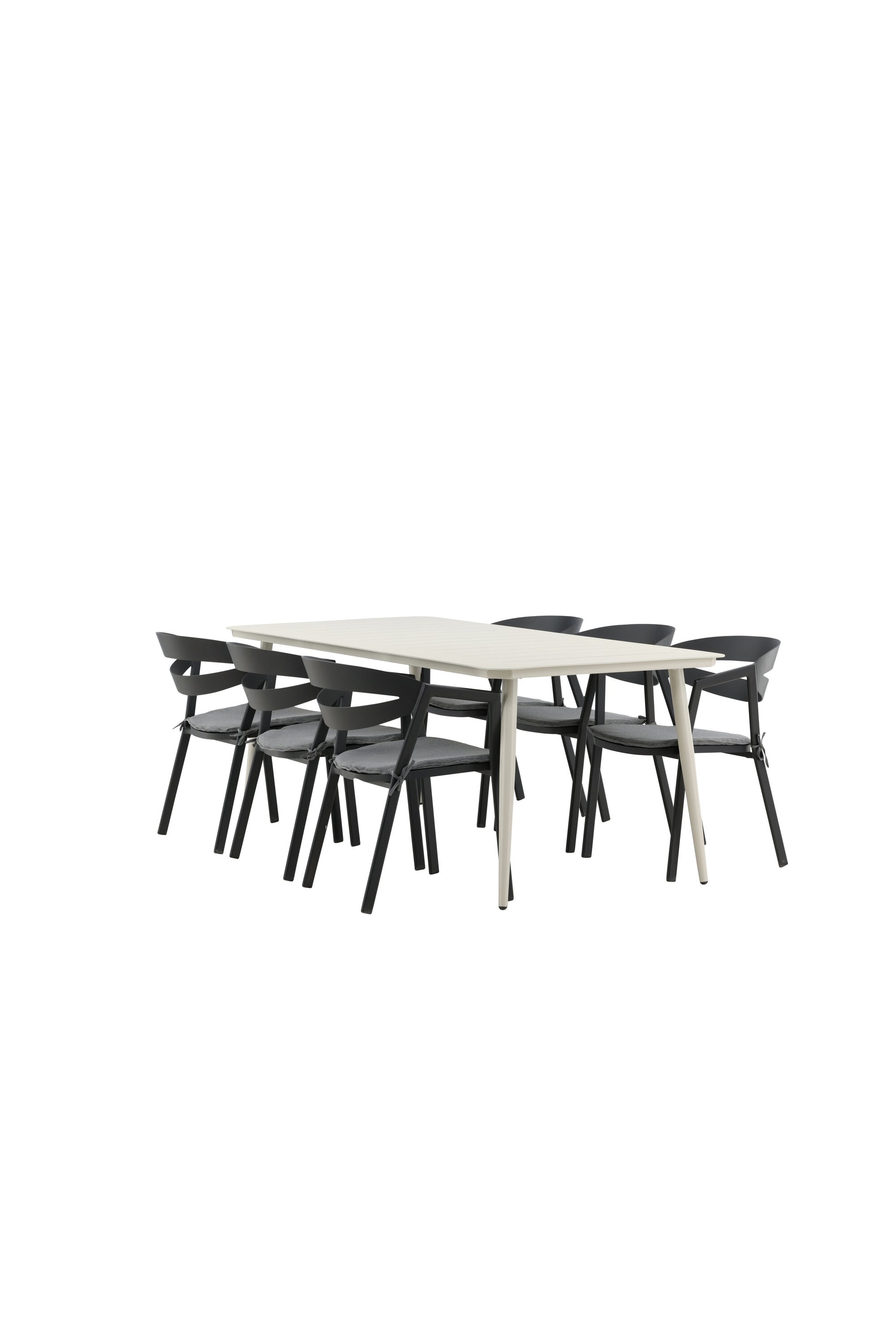 Lina Matbord med Slit Stolarna Matgrupp