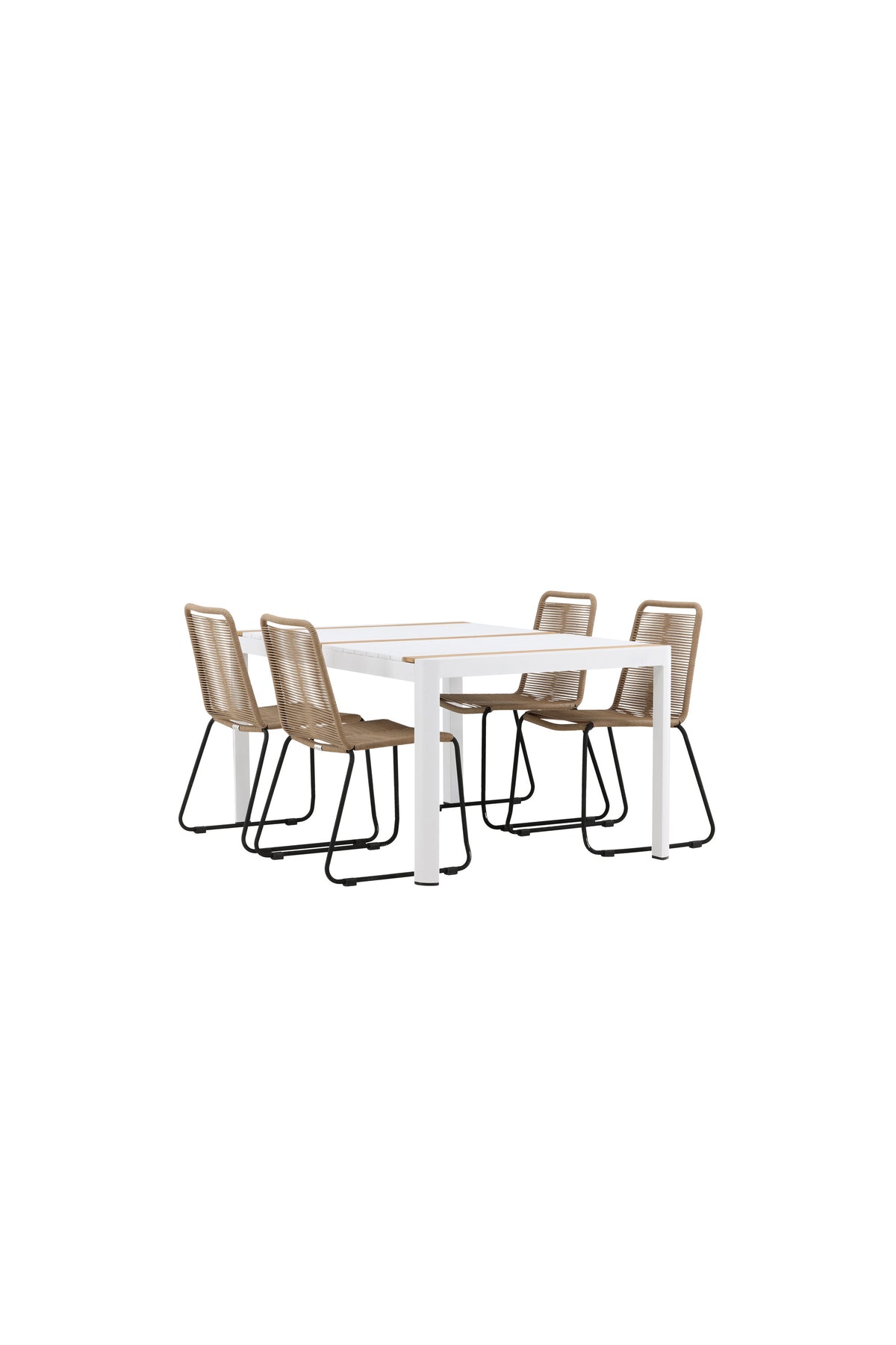 Togo Matbord med Lindos Stolarna – Bord: 75x150x90 Stol: 59x86x57