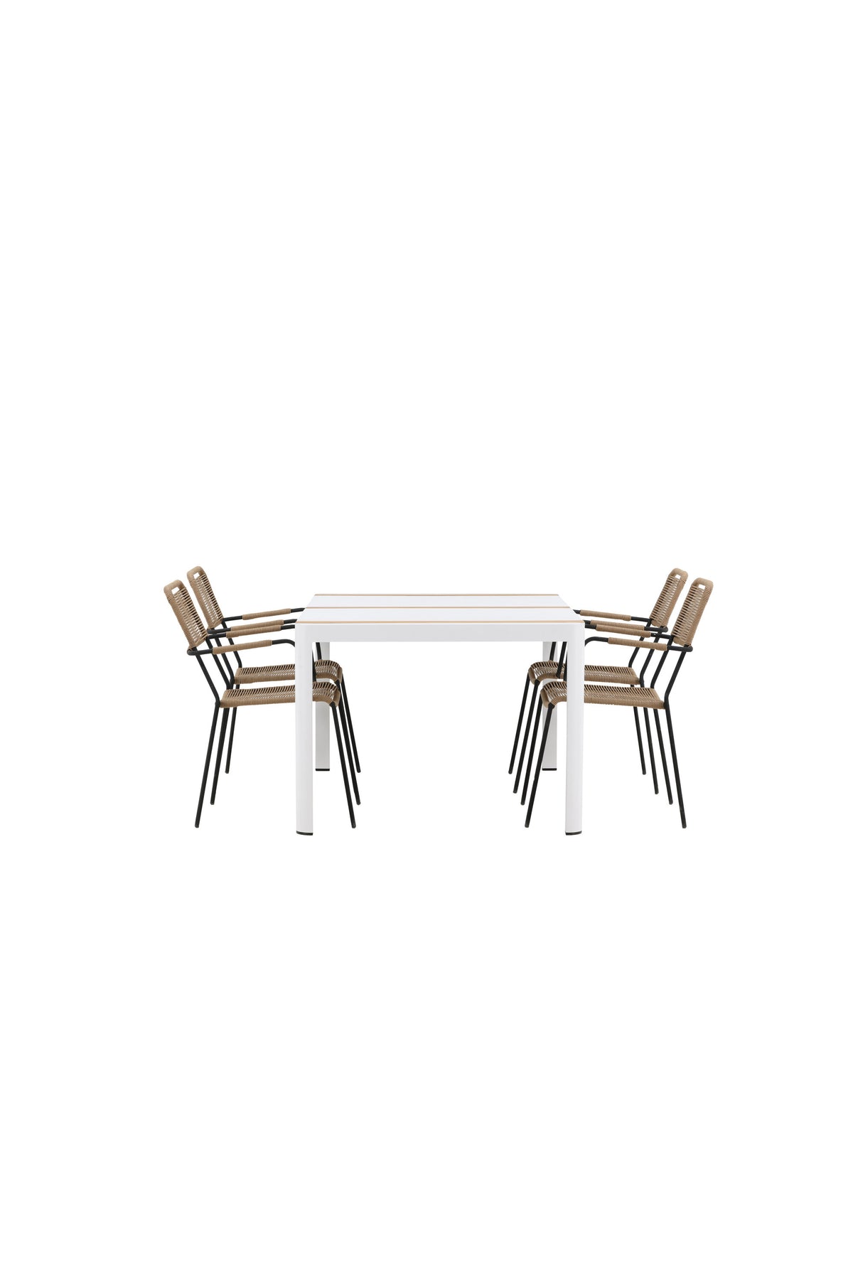 Togo Matbord med Lindos Stolarna – Bord: 75x150x90 Stol: 66x85x55