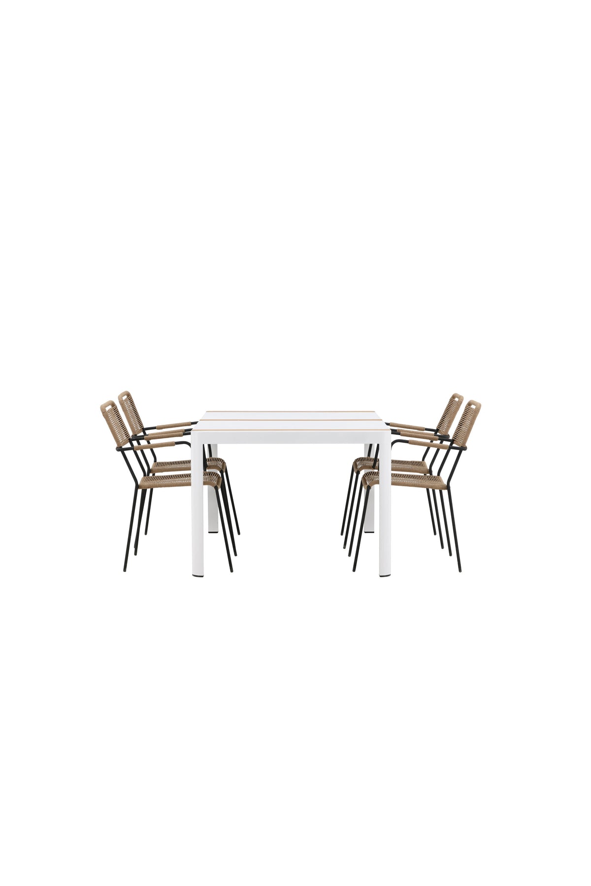 Togo Matbord med Lindos Stolarna – Bord: 75x150x90 Stol: 66x85x55