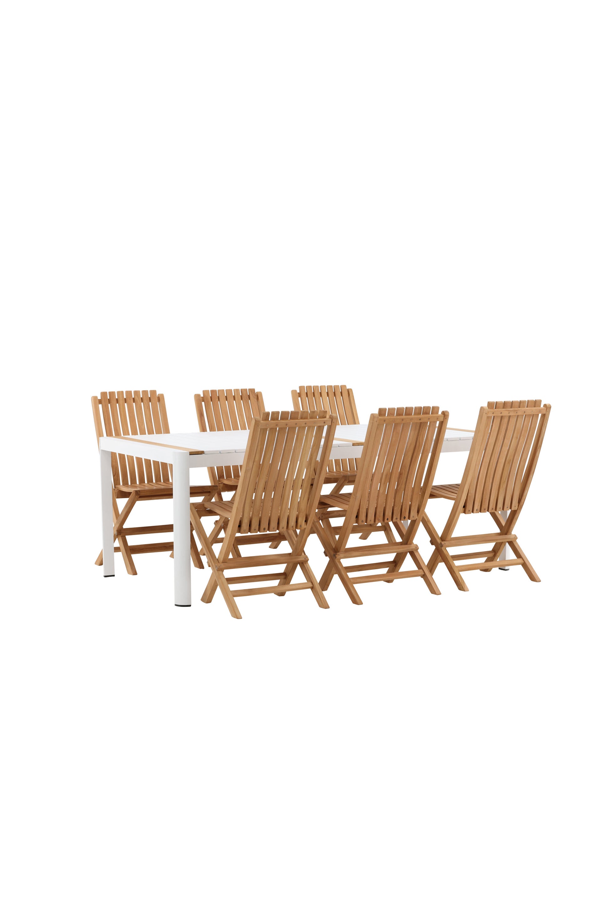 Togo Matbord med Ghana Stolarna – Bord: 75x200x100 Stol: 47x98x43