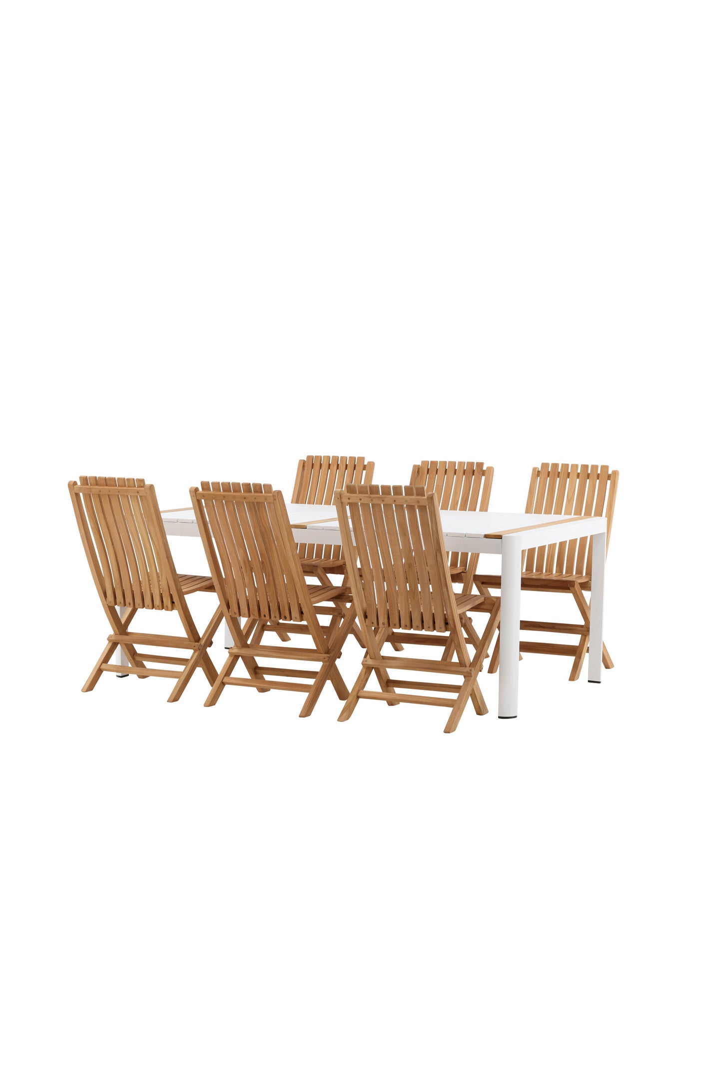 Togo Matbord med Ghana Stolarna – Bord: 75x200x100 Stol: 47x98x43