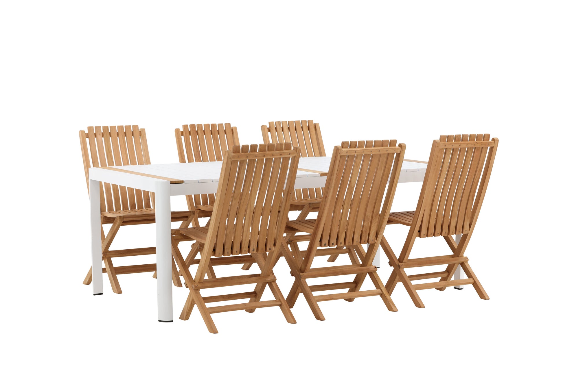 Togo Matbord med Ghana Stolarna – Bord: 75x200x100 Stol: 47x98x43
