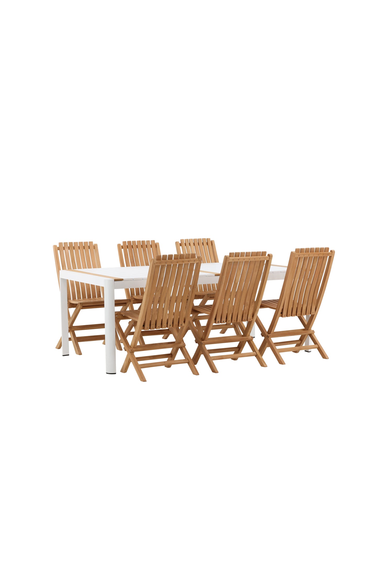 Togo Matbord med Ghana Stolarna – Bord: 75x200x100 Stol: 47x98x43