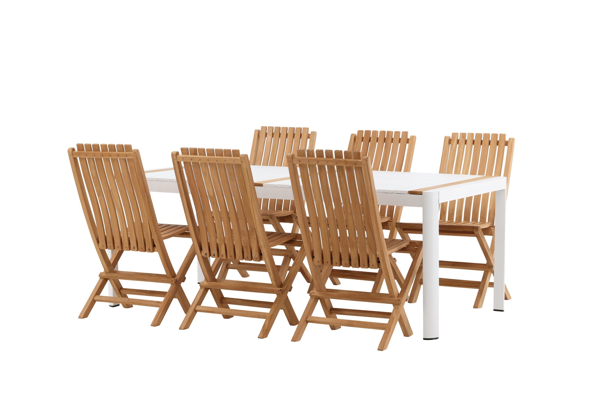 Togo Matbord med Ghana Stolarna – Bord: 75x200x100 Stol: 47x98x43