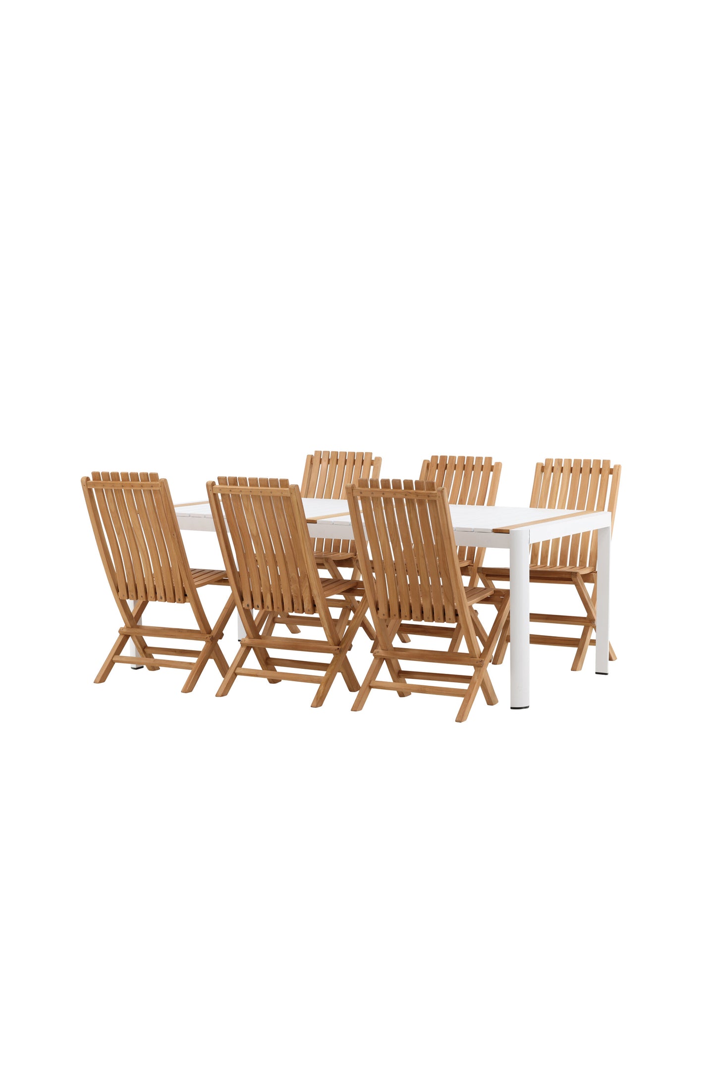 Togo Matbord med Ghana Stolarna – Bord: 75x200x100 Stol: 47x98x43