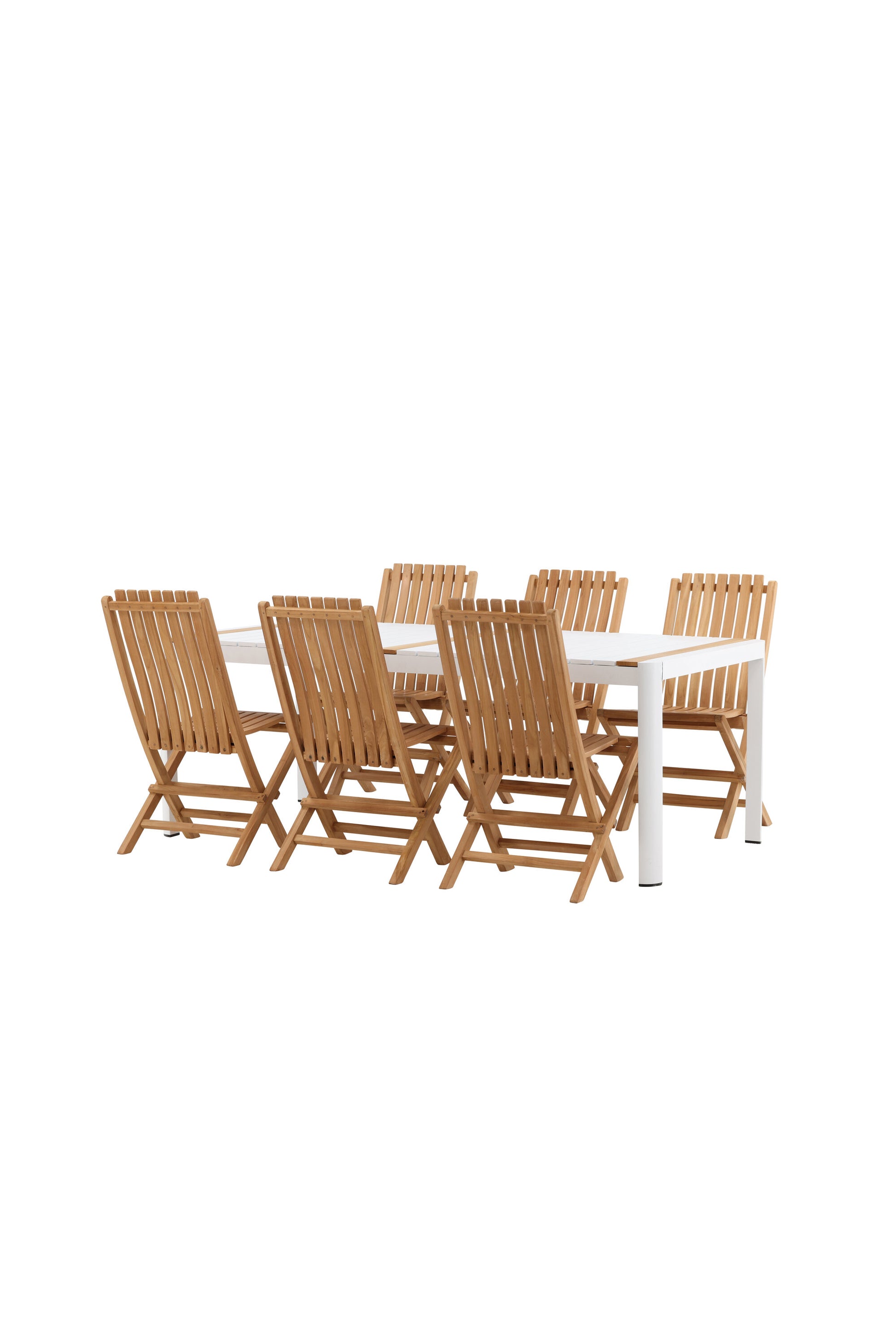 Togo Matbord med Ghana Stolarna – Bord: 75x200x100 Stol: 47x98x43