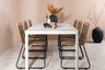 Togo Matbord med Lindos Stolarna – Bord: 75x200x100 Stol: 59x86x57