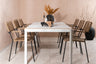 Togo Matbord med Lindos Stolarna – Bord: 75x200x100 Stol: 66x85x55