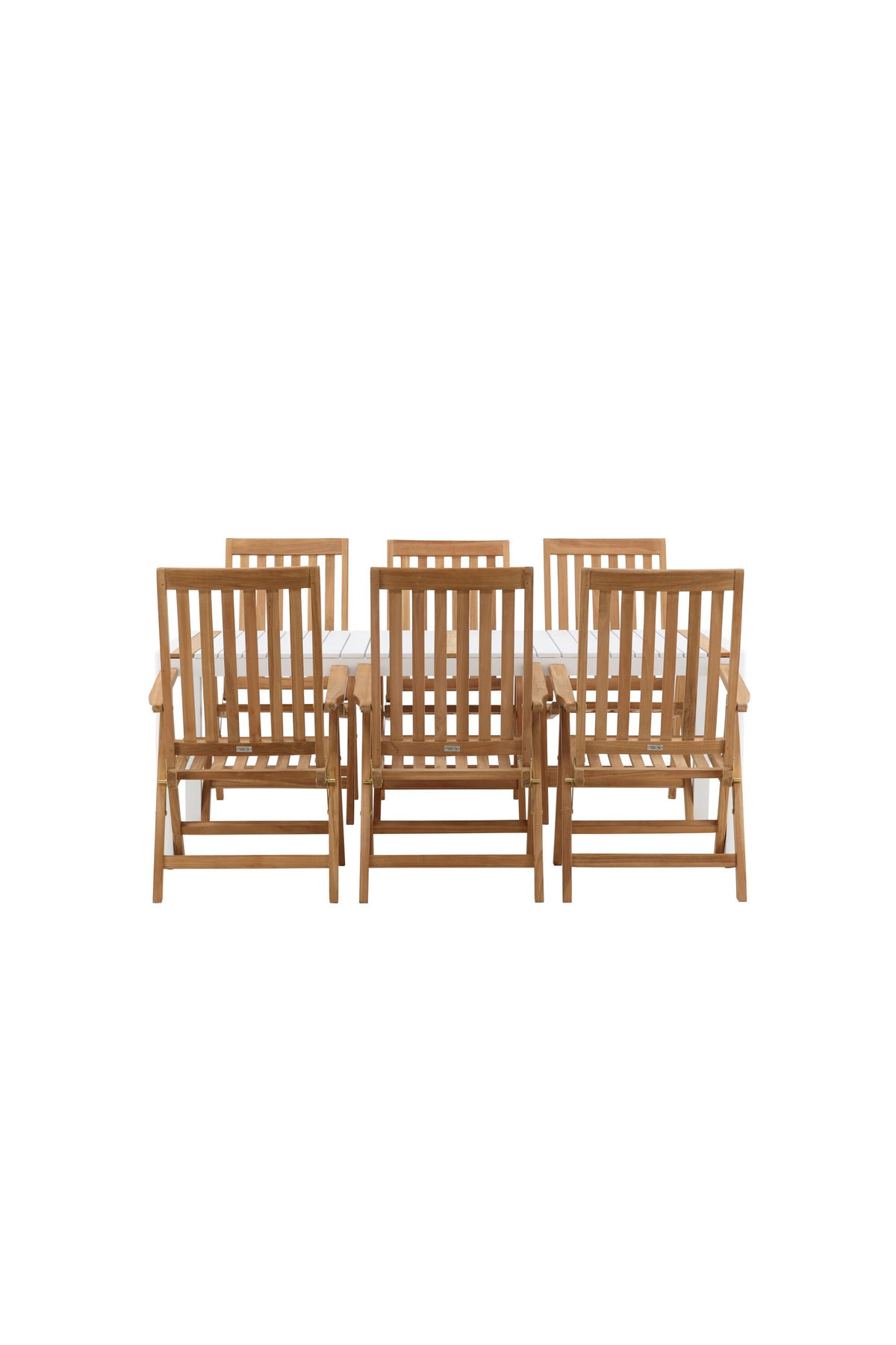 Togo Matbord med Kenya Stolarna – Bord: 75x200x100 Stol: 73x105x62