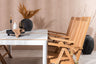 Togo Matbord med Kenya Stolarna – Bord: 75x200x100 Stol: 73x105x62