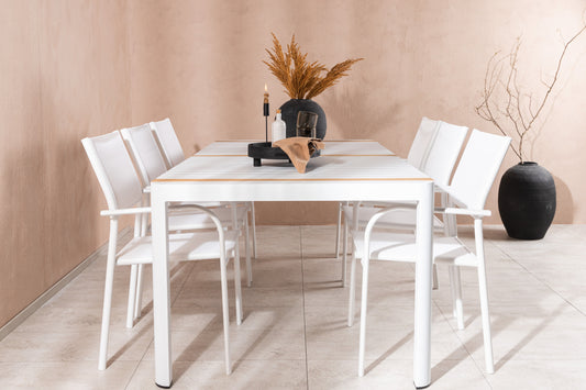 Togo Matbord med Santorini Stolarna