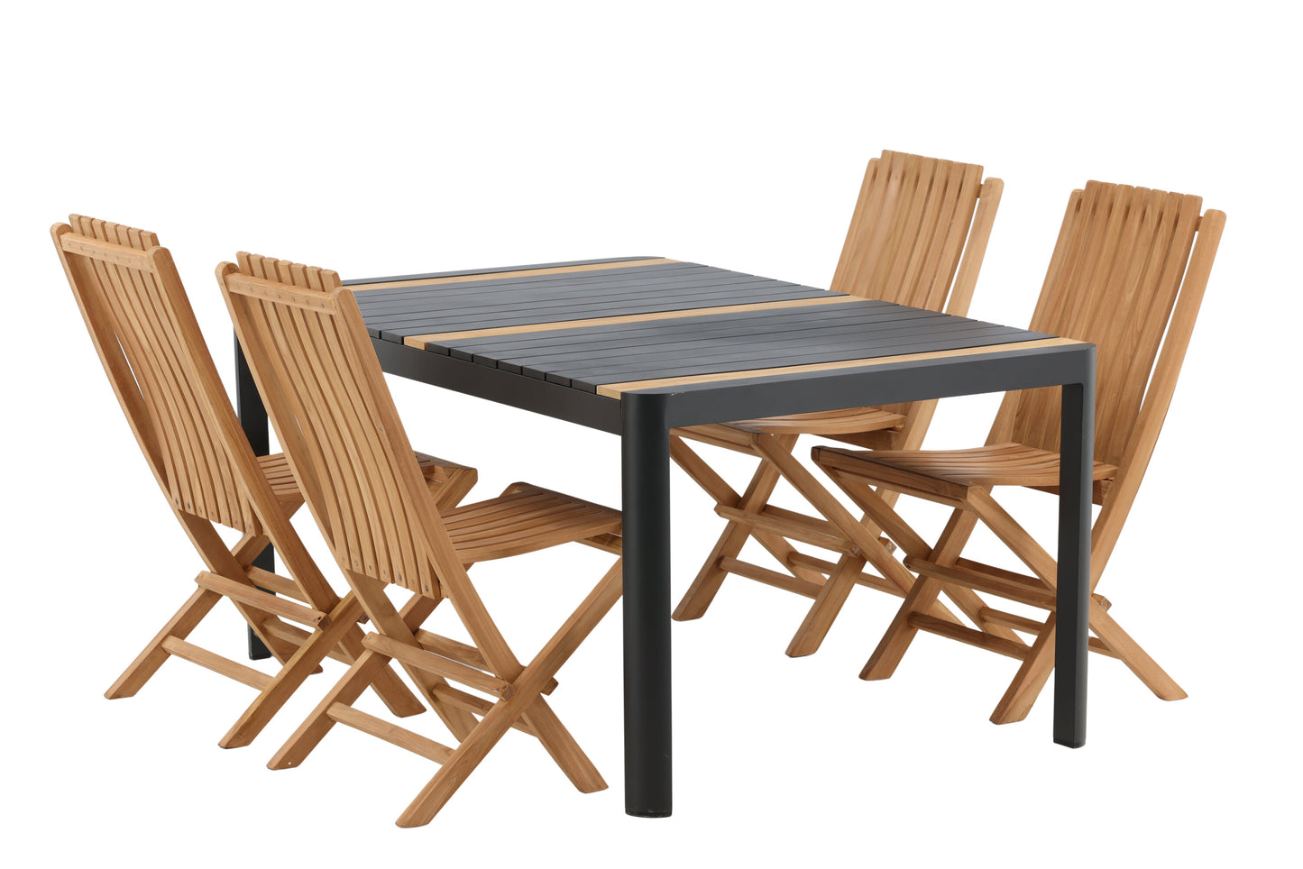 Togo Matbord med Ghana Stolarna – Bord: 75x150x90 Stol: 47x98x43