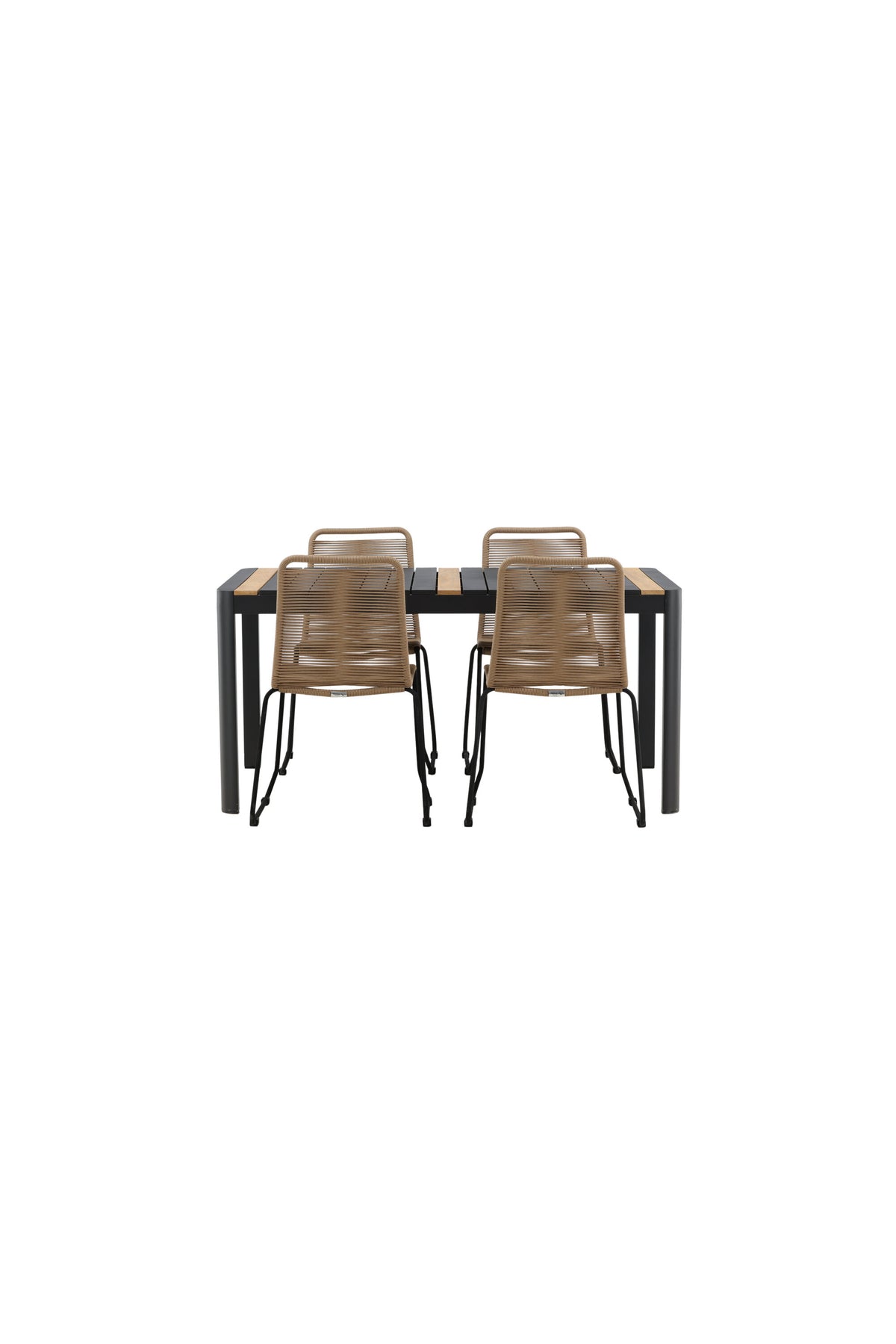 Togo Matbord med Lindos Stolarna – Bord: 75x150x90 Stol: 59x86x57