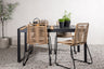 Togo Matbord med Lindos Stolarna – Bord: 75x150x90 Stol: 59x86x57