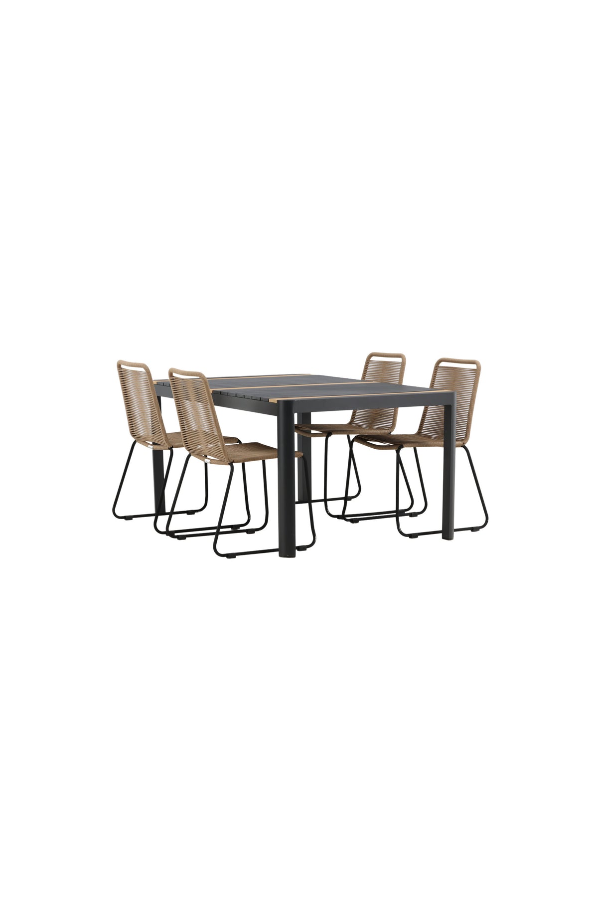 Togo Matbord med Lindos Stolarna – Bord: 75x150x90 Stol: 59x86x57