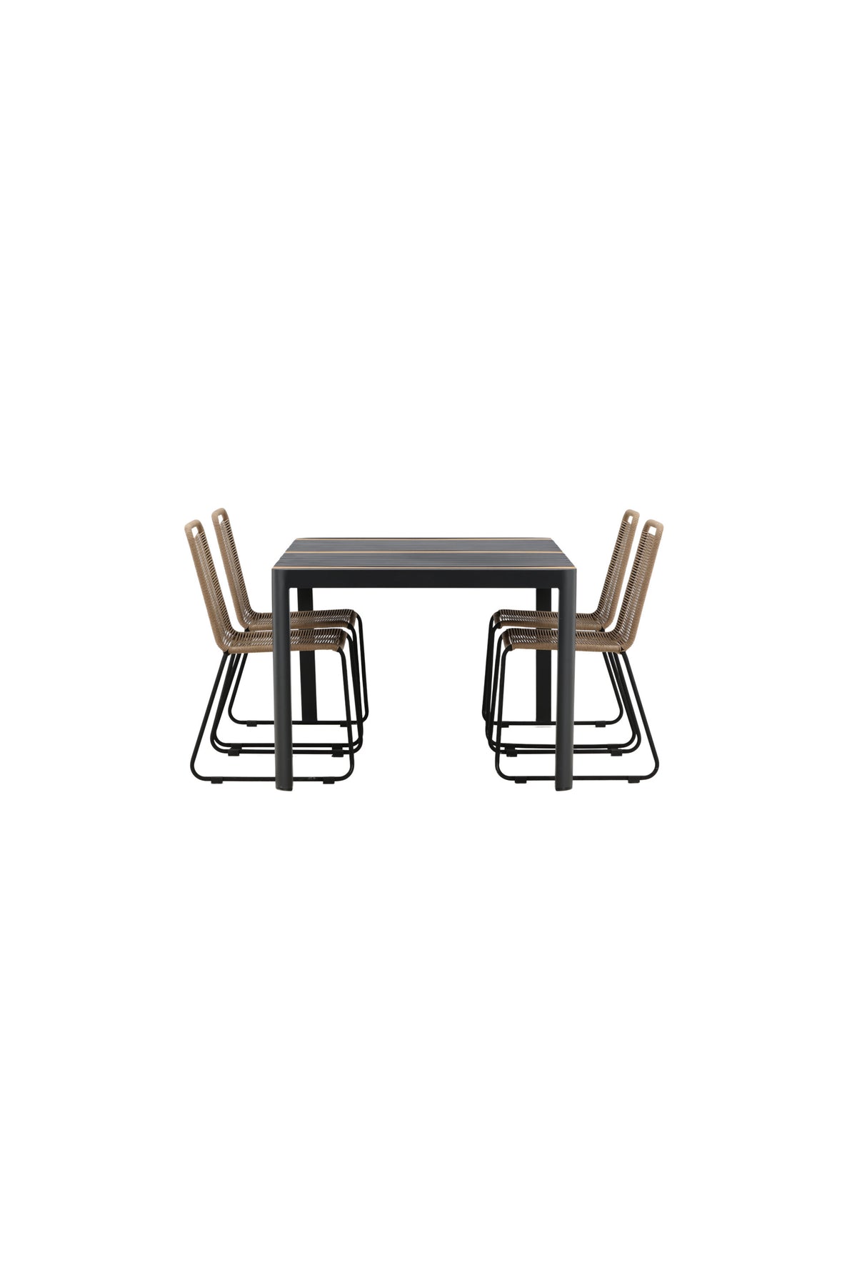 Togo Matbord med Lindos Stolarna – Bord: 75x150x90 Stol: 59x86x57