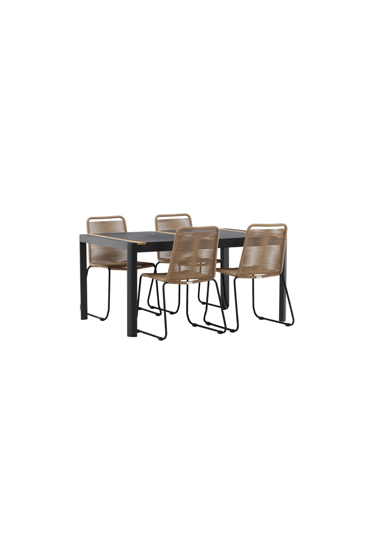 Togo Matbord med Lindos Stolarna – Bord: 75x150x90 Stol: 59x86x57