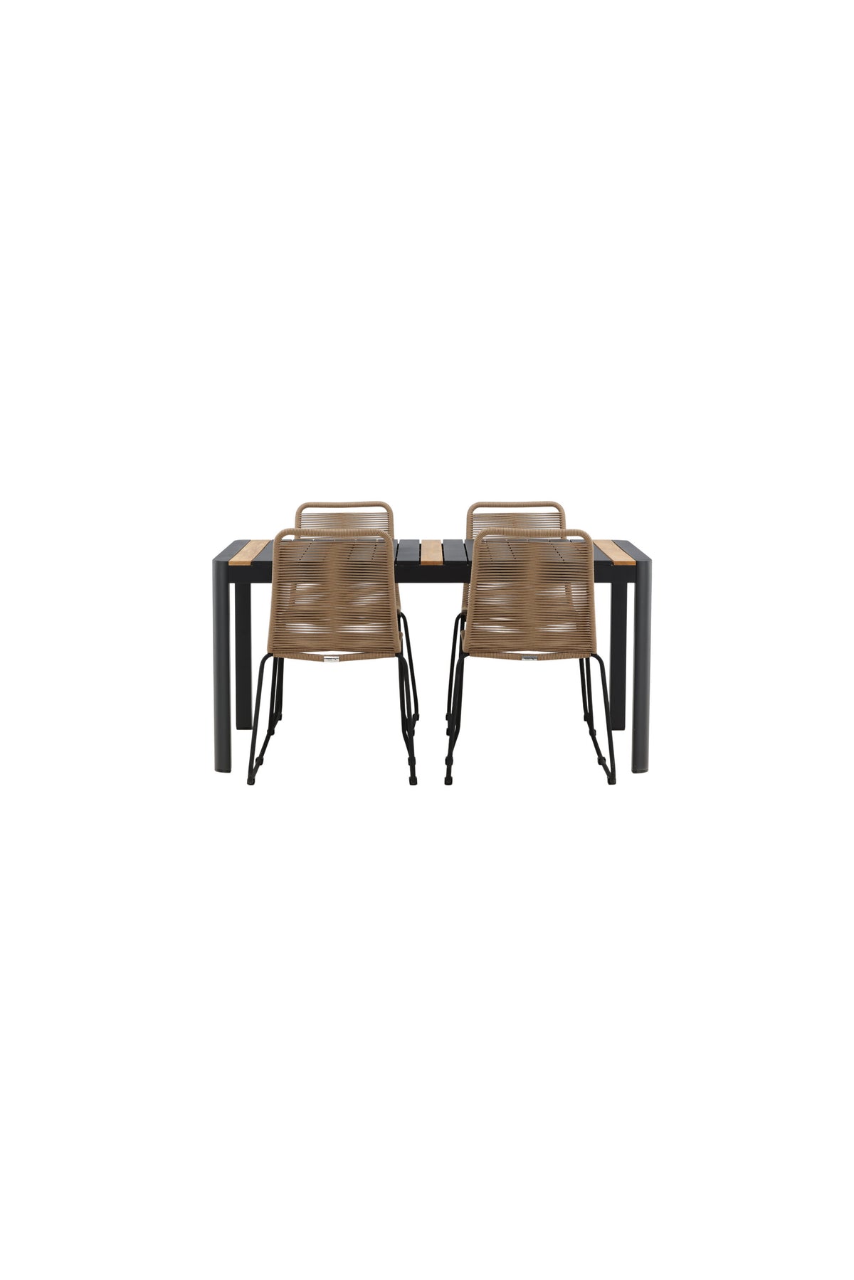 Togo Matbord med Lindos Stolarna – Bord: 75x150x90 Stol: 59x86x57