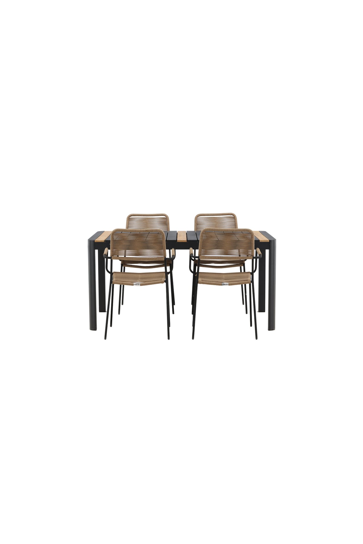 Togo Matbord med Lindos Stolarna – Bord: 75x150x90 Stol: 66x85x55