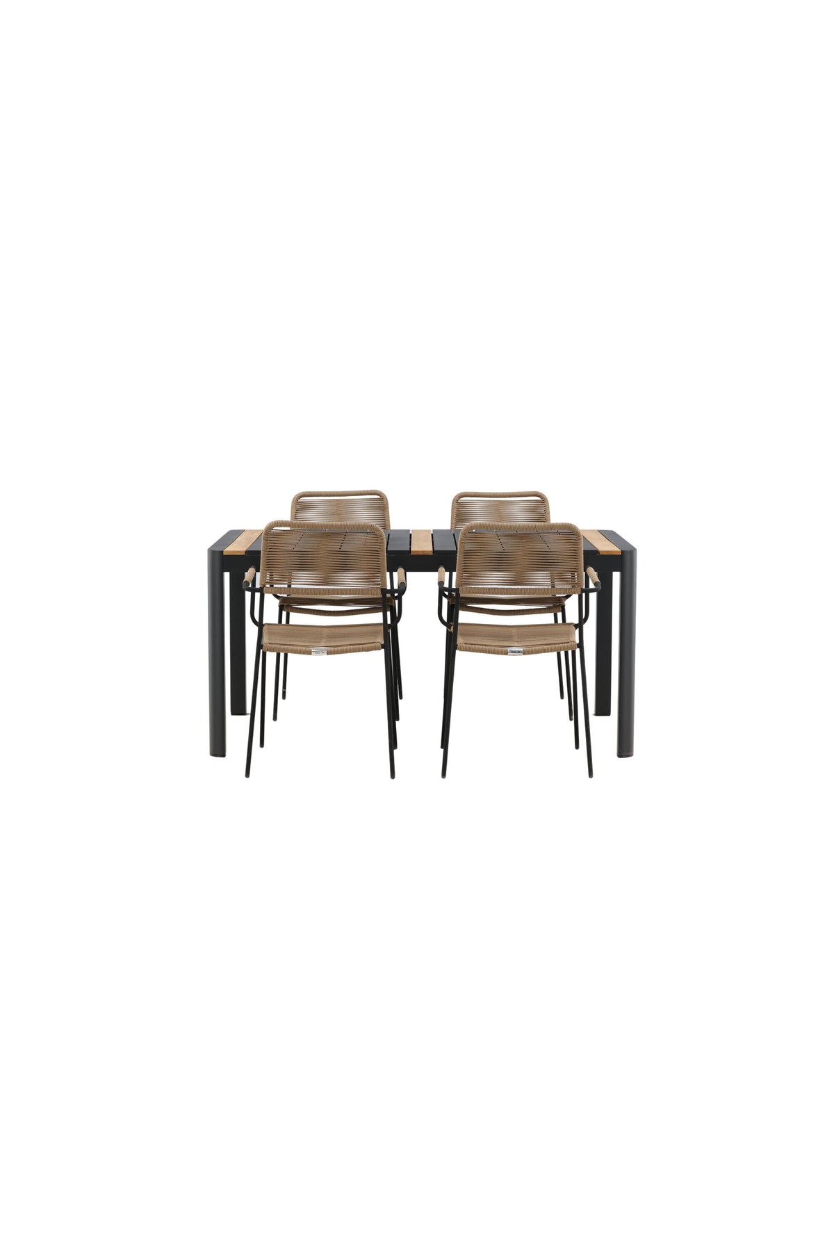 Togo Matbord med Lindos Stolarna – Bord: 75x150x90 Stol: 66x85x55