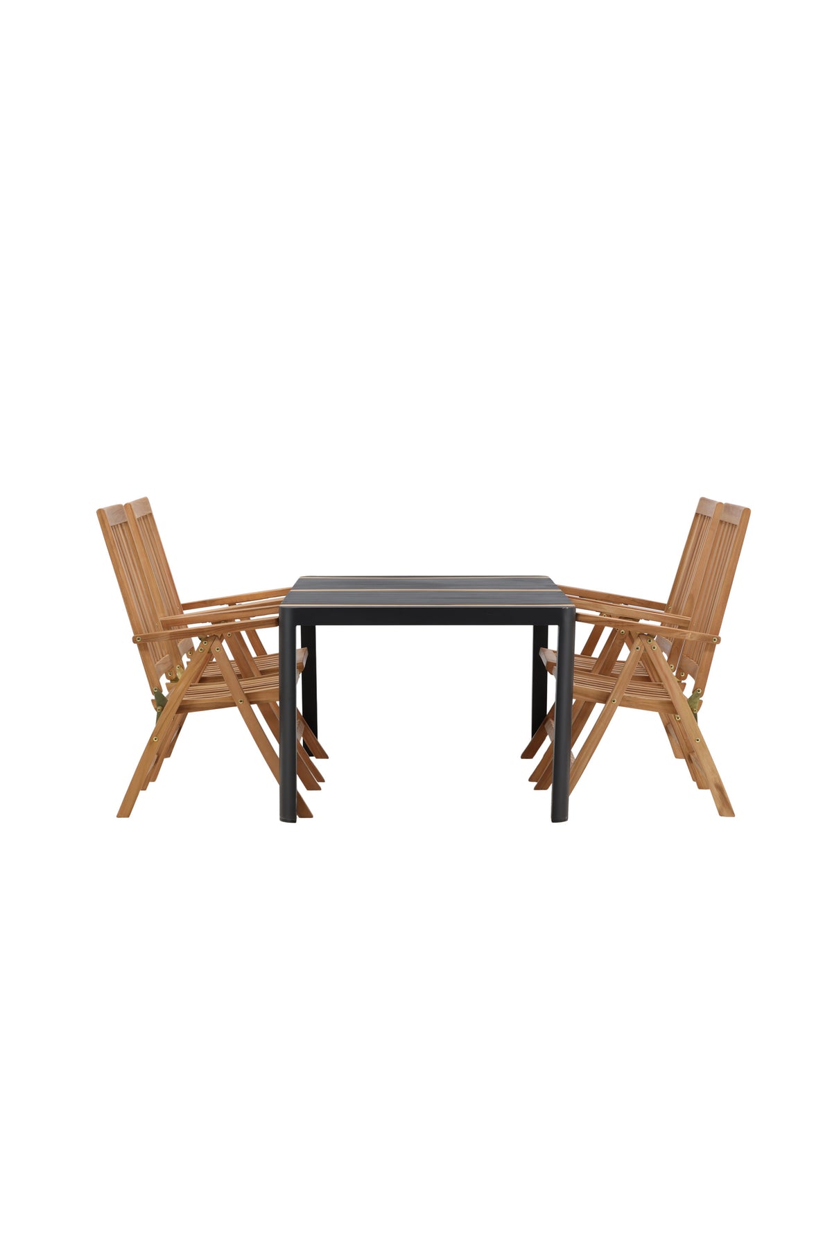 Togo Matbord med Kenya Stolarna – Bord: 75x150x90 Stol: 73x105x62
