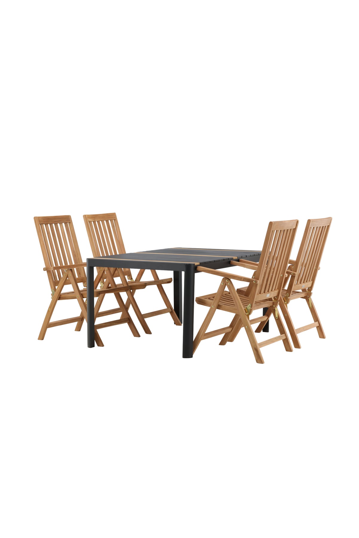 Togo Matbord med Kenya Stolarna – Bord: 75x150x90 Stol: 73x105x62