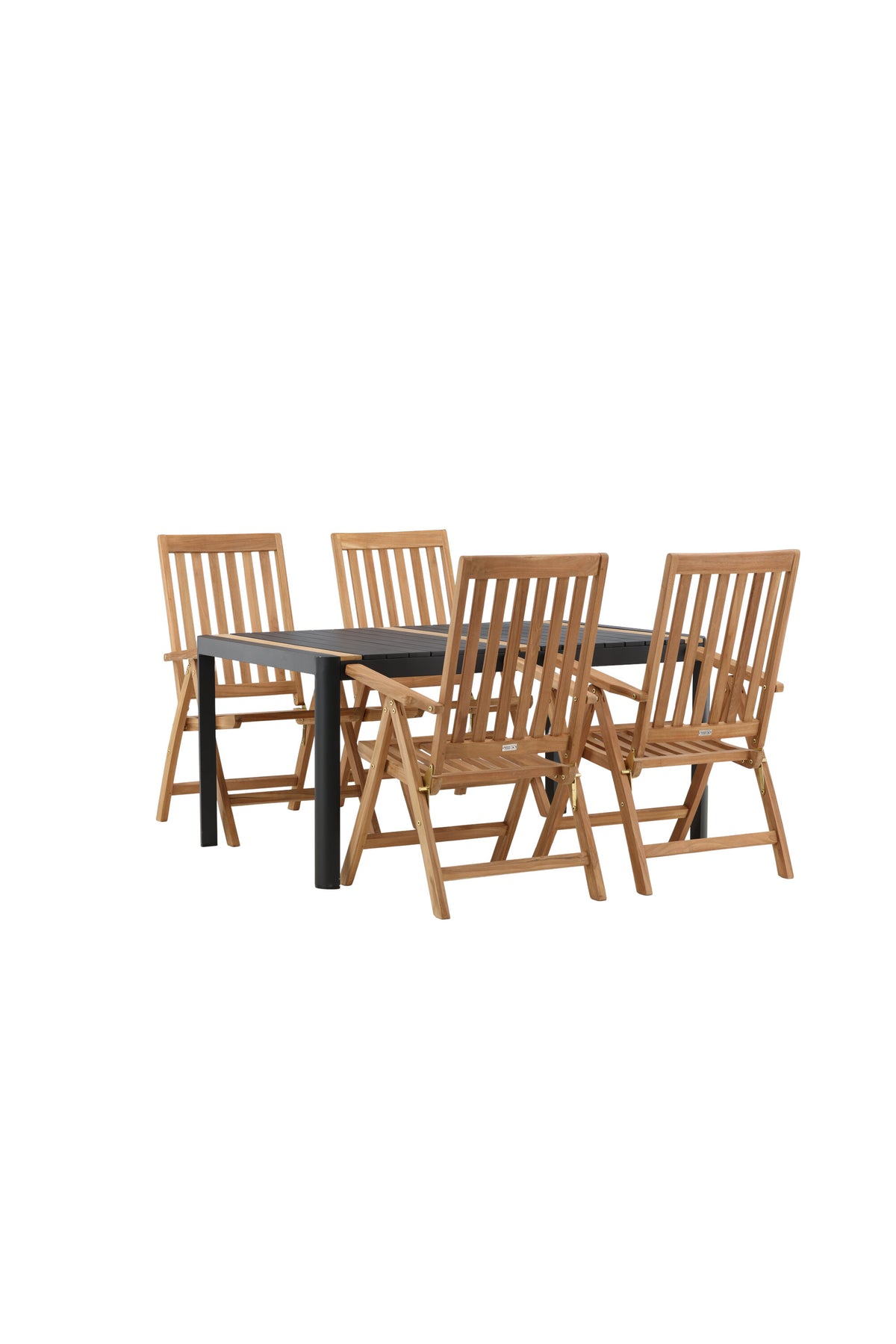 Togo Matbord med Kenya Stolarna – Bord: 75x150x90 Stol: 73x105x62