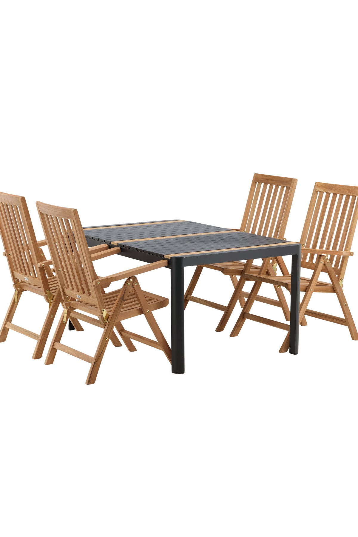 Togo Matbord med Kenya Stolarna – Bord: 75x150x90 Stol: 73x105x62