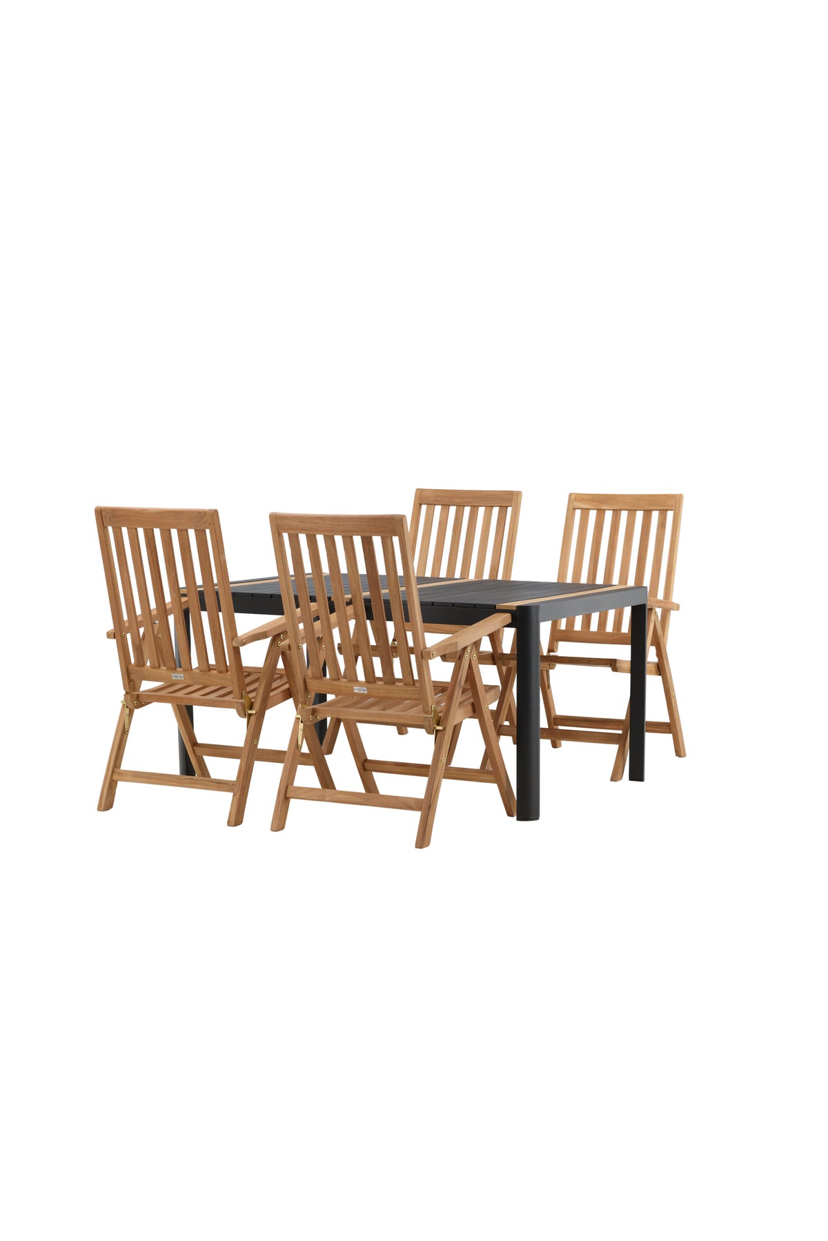 Togo Matbord med Kenya Stolarna – Bord: 75x150x90 Stol: 73x105x62