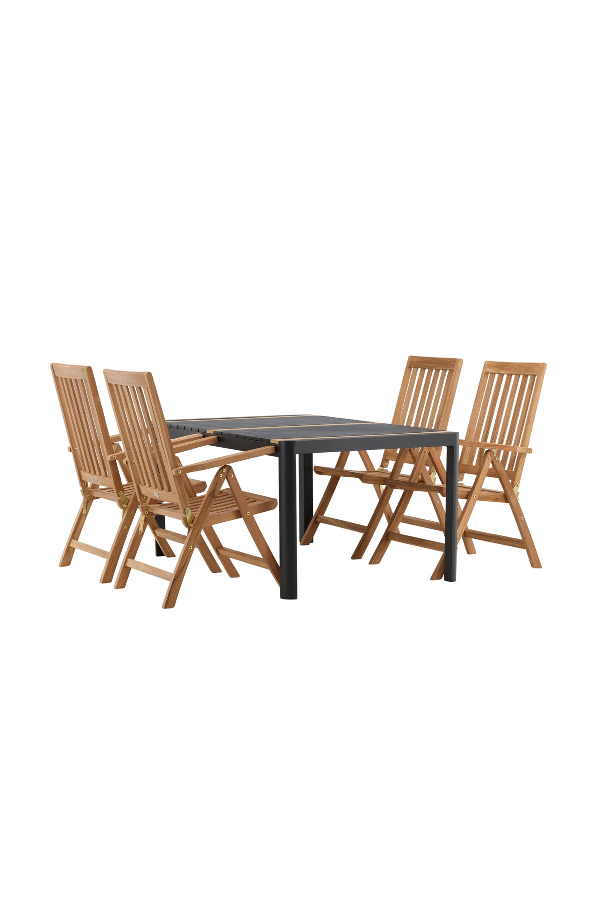 Togo Matbord med Kenya Stolarna – Bord: 75x150x90 Stol: 73x105x62