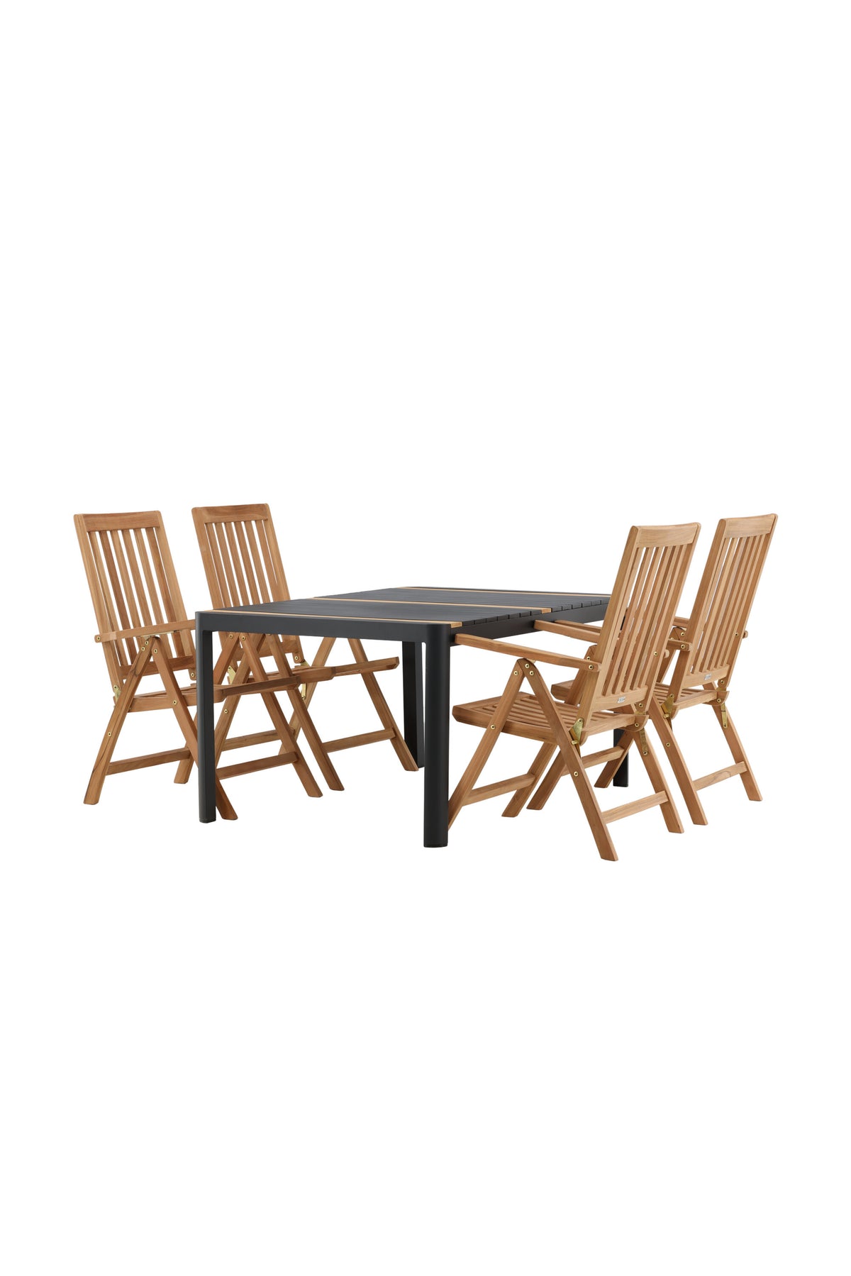 Togo Matbord med Kenya Stolarna – Bord: 75x150x90 Stol: 73x105x62