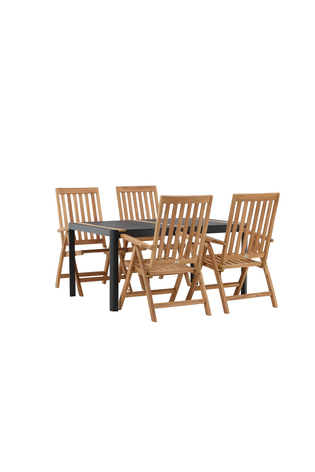 Togo Matbord med Kenya Stolarna – Bord: 75x150x90 Stol: 73x105x62