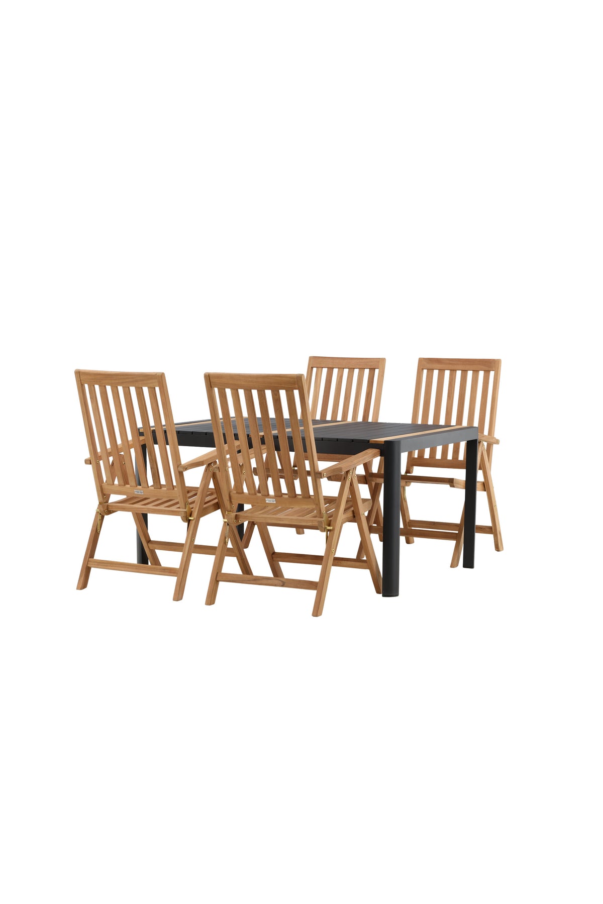 Togo Matbord med Kenya Stolarna – Bord: 75x150x90 Stol: 73x105x62