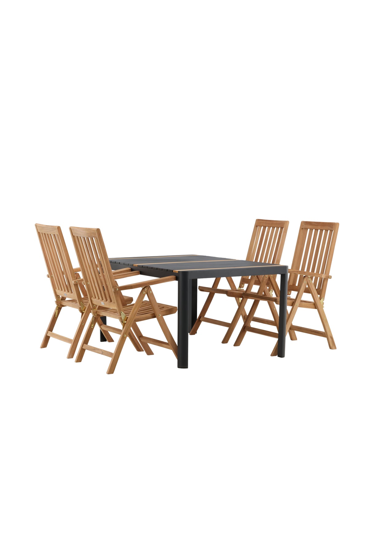 Togo Matbord med Kenya Stolarna – Bord: 75x150x90 Stol: 73x105x62